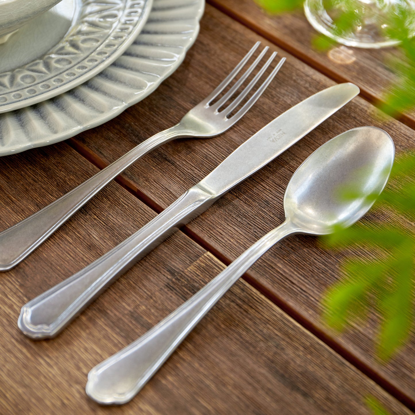 Prado Vintage Brushed Flatware