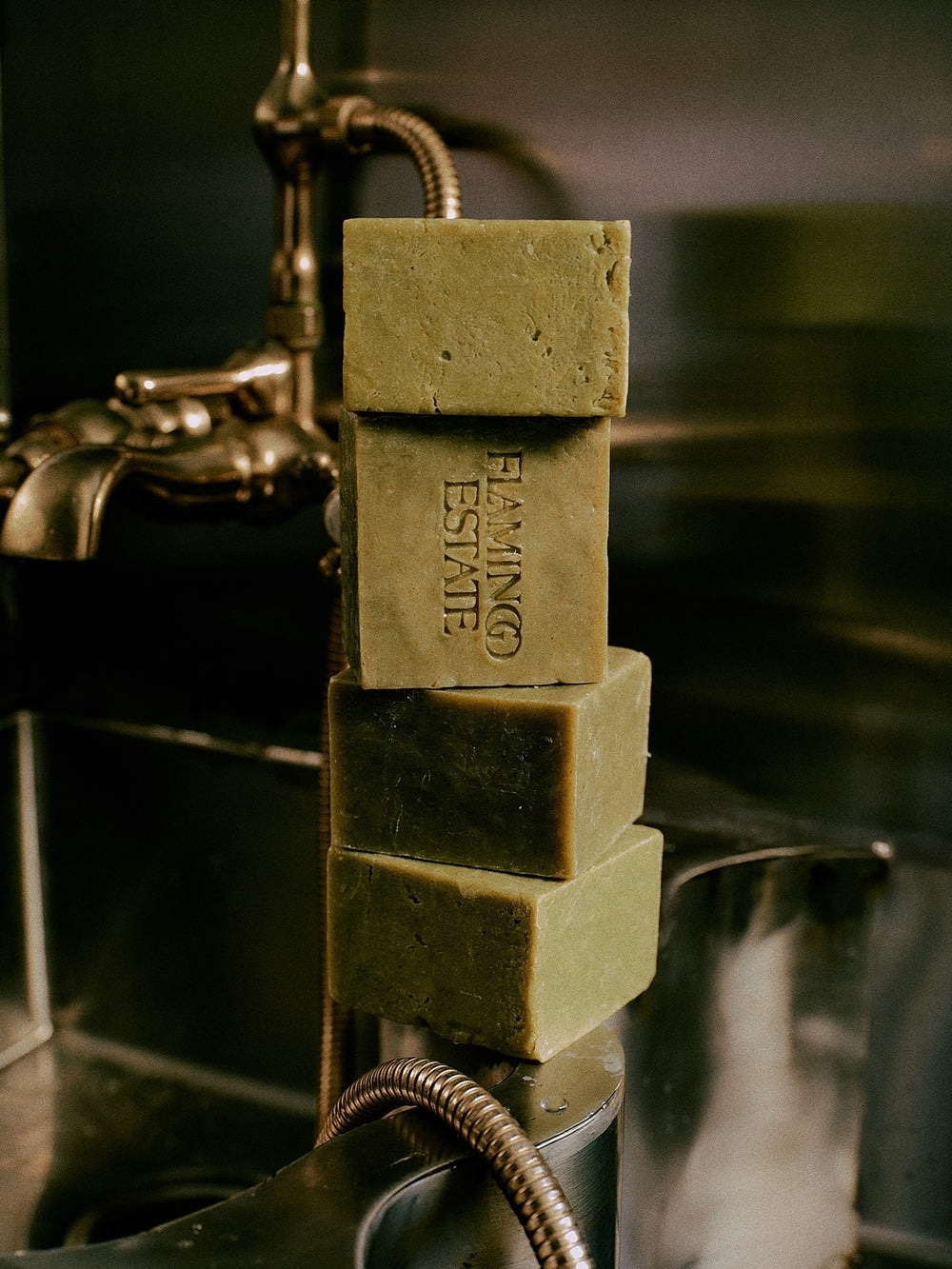 Rosemary Green Leaf Parsley Soap Brick