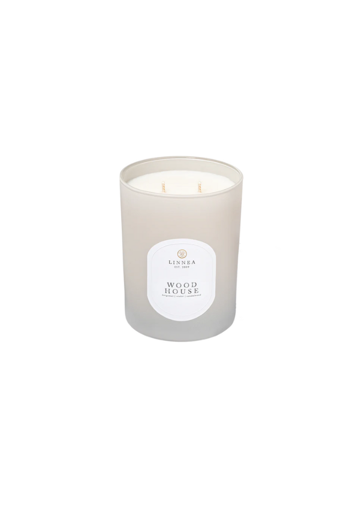 Wood House Candle