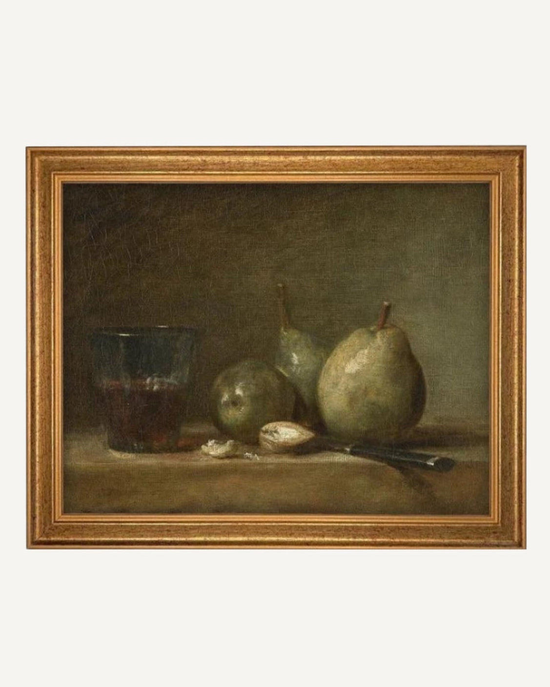 Vintage Framed Still Life Kitchen