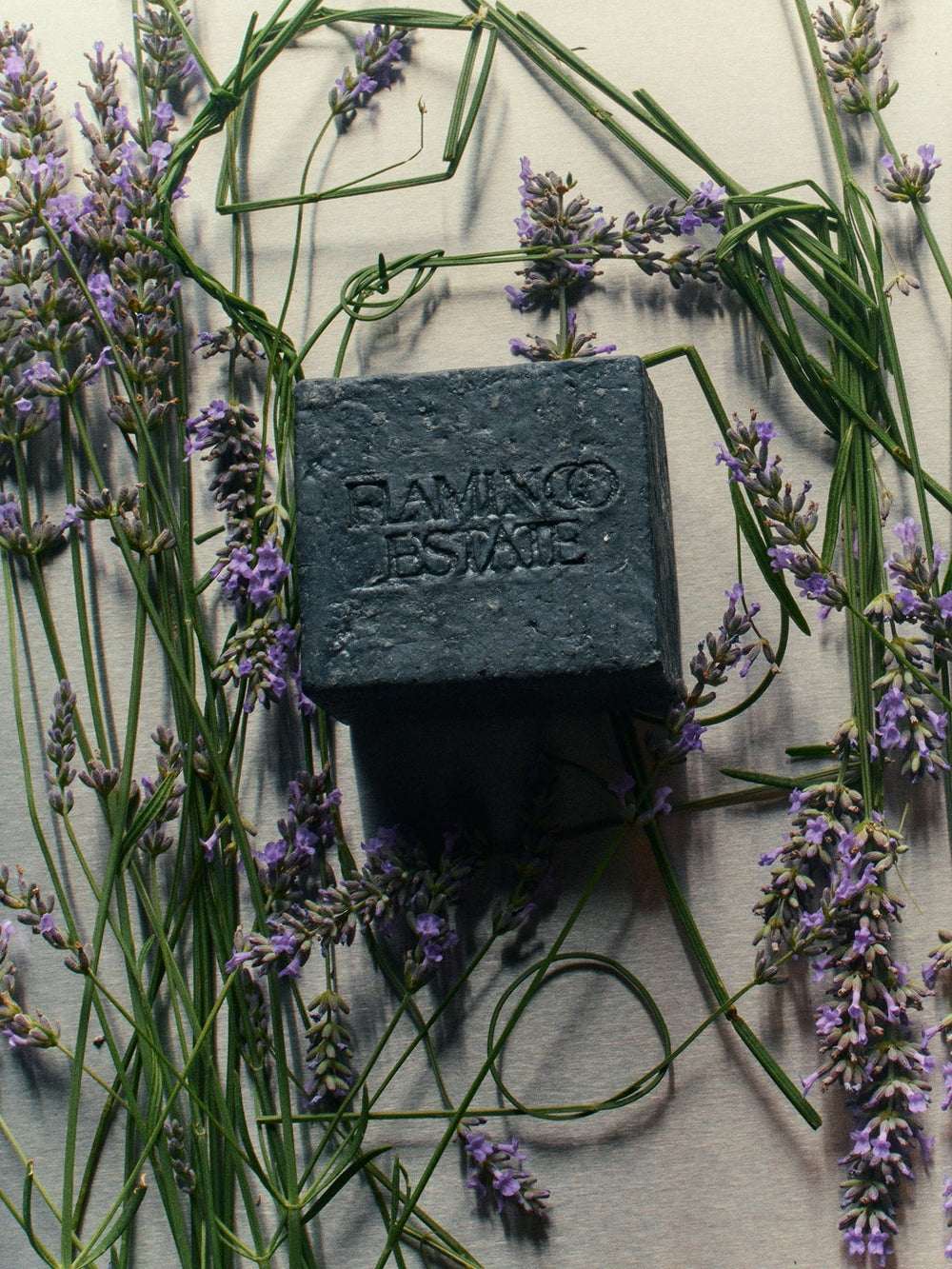 Lavender Activated Charcoal Soap Brick