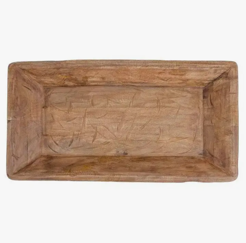 Crafted Oblong Dough Bowl
