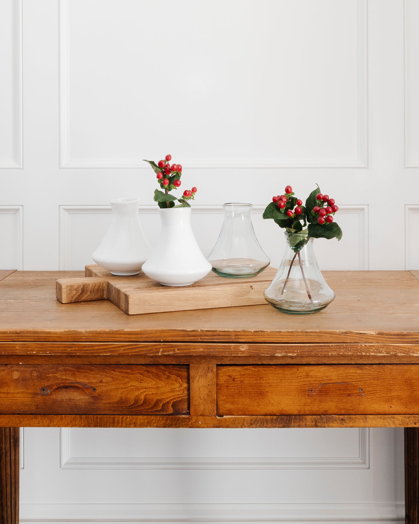 Small White Vase