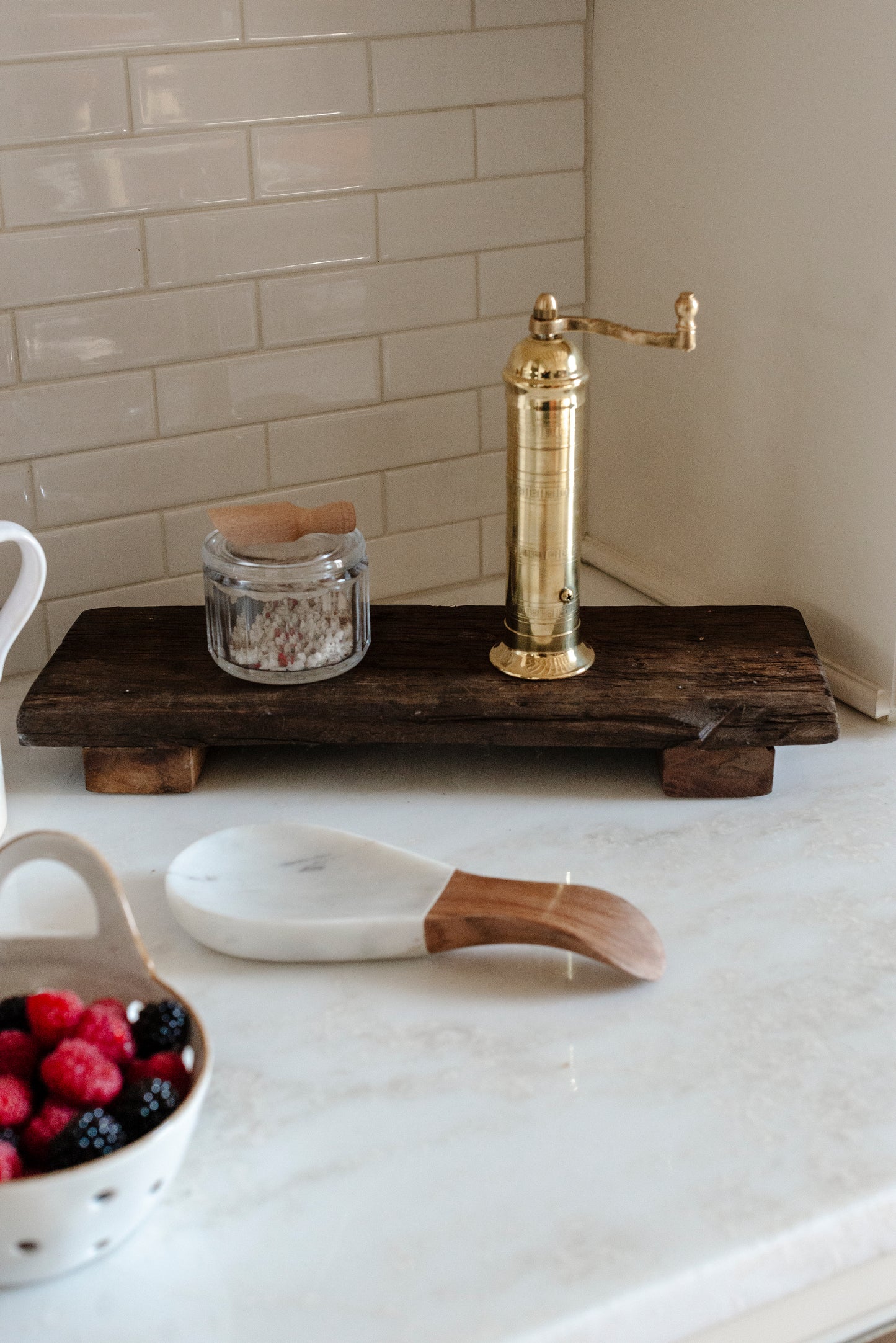 Atlas Brass Salt Mill