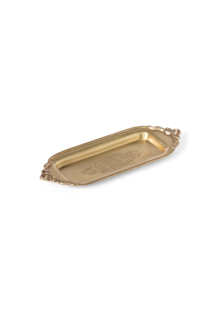 Antique Brass Tip Tray