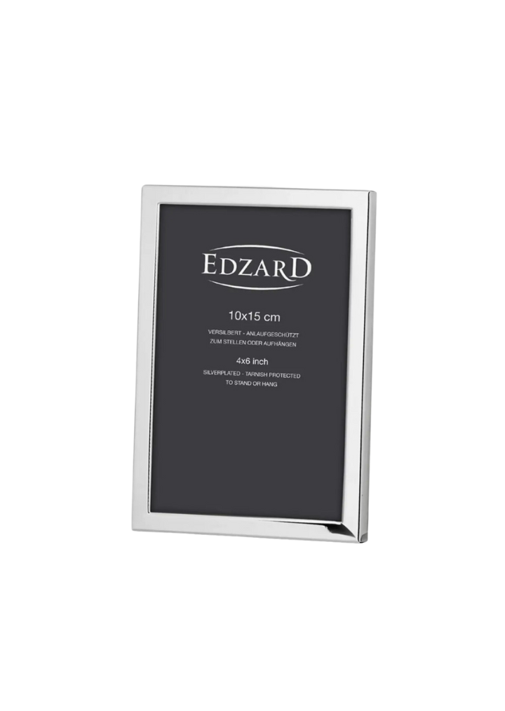 Bergamo Silver Plated Photo Frame