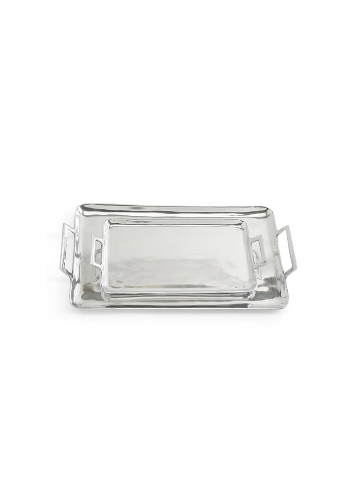 Crillon High Polished Silver Tray