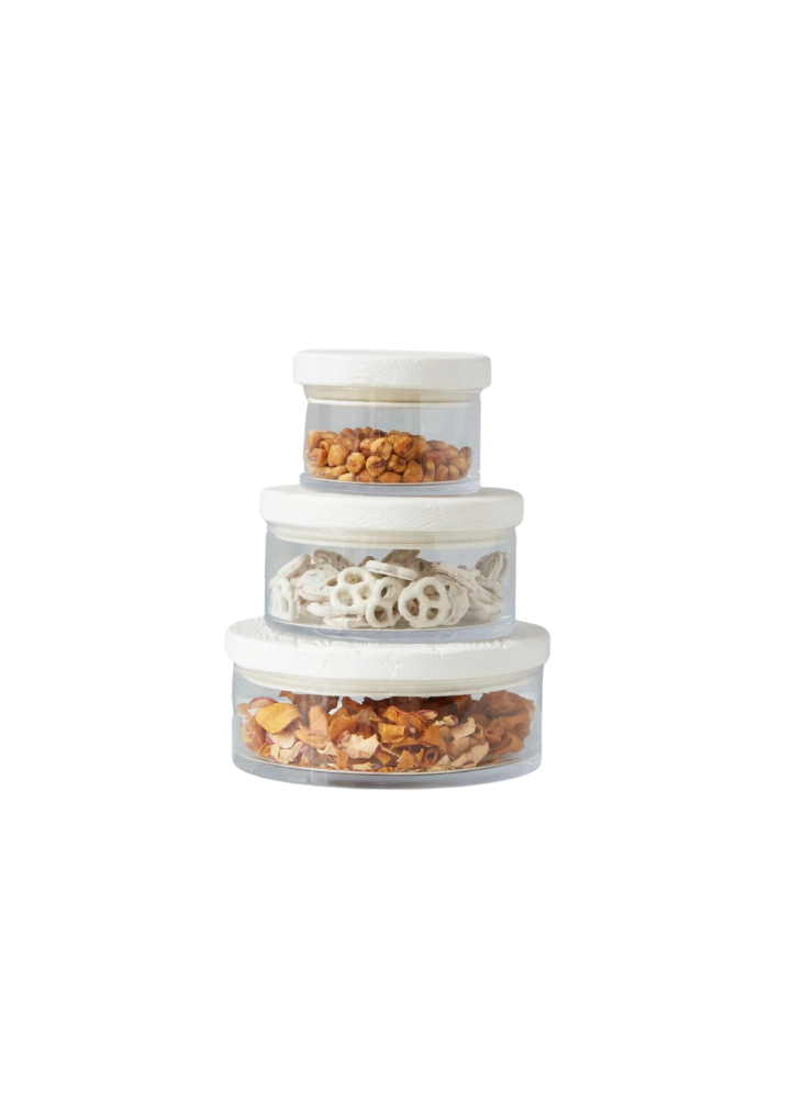 Bianca Wood Top Canisters
