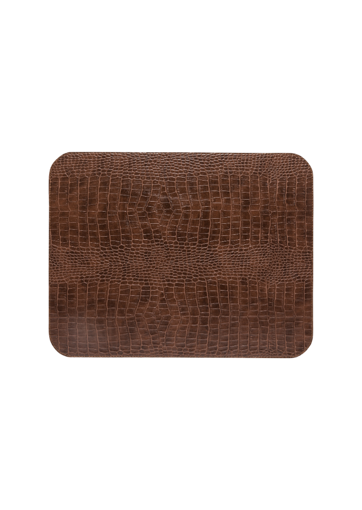 Faux Leather Rectangular Placemat