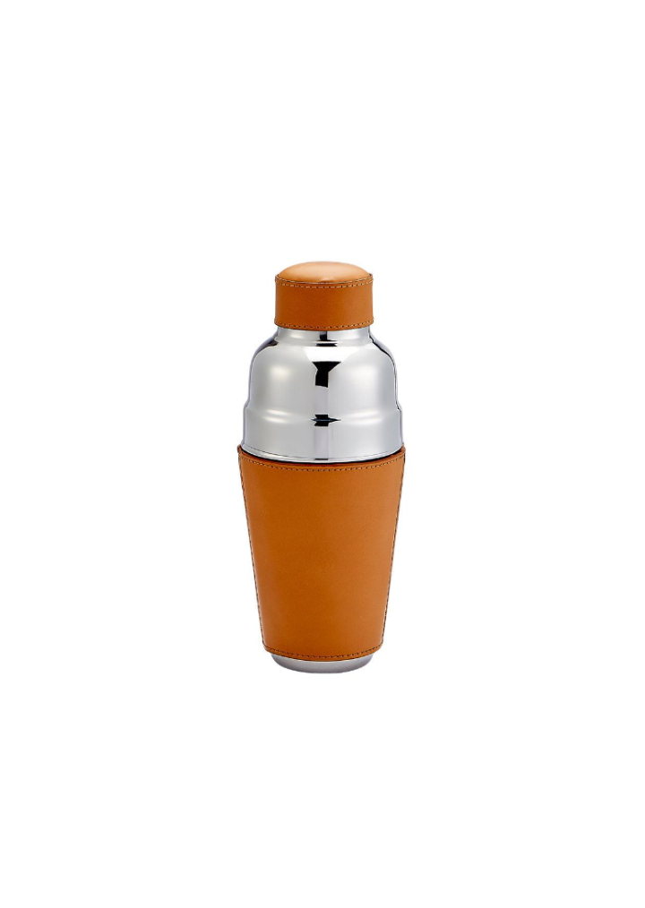 Leather Wrapped Cocktail Shaker