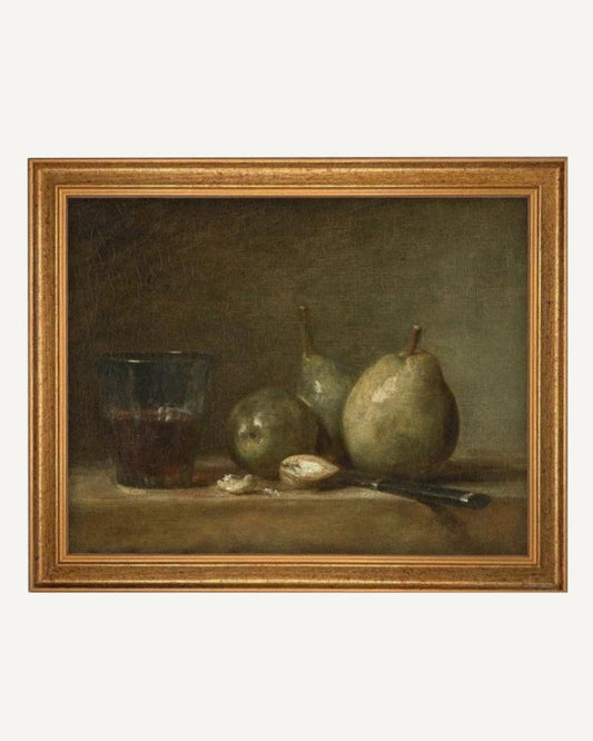 Vintage Framed Still Life Kitchen