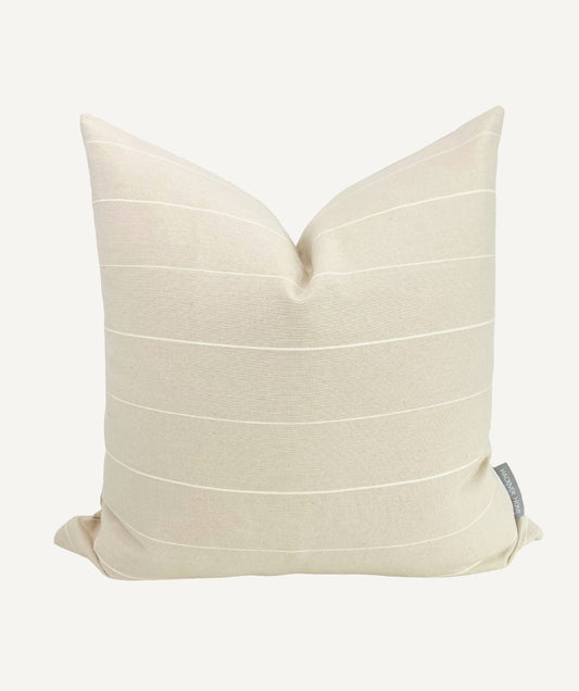 Vintage Linen Stripe Pillow