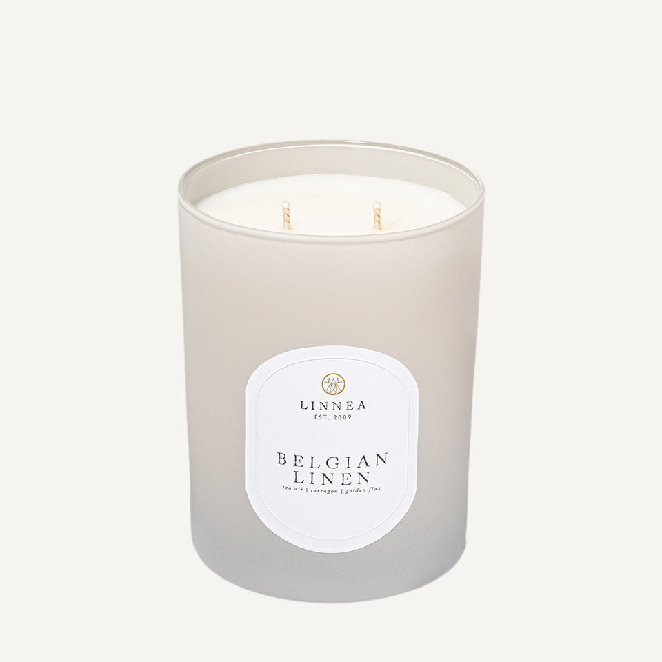 Belgian Linen Candle